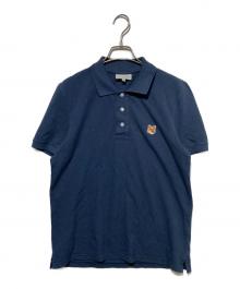 maison kitsune（アシッドメゾンキツネ）の古着「フォックスヘッドパッチポロシャツ」｜ネイビー