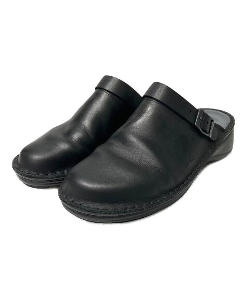 NAOT（ナオト）NAOT (ナオト) IRIS レザーサボ ブラック サイズ:38の古着・服飾アイテム