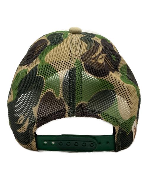 A BATHING APE（アベイシングエイプ）A BATHING APE (アベイシングエイプ) メッシュキャップ カーキ サイズ:freeの古着・服飾アイテム