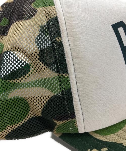 A BATHING APE（アベイシングエイプ）A BATHING APE (アベイシングエイプ) メッシュキャップ カーキ サイズ:freeの古着・服飾アイテム