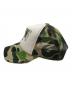 A BATHING APE (アベイシングエイプ) メッシュキャップ カーキ サイズ:free：5000円