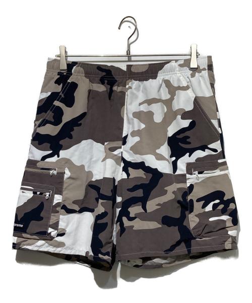 SUPREME（シュプリーム）SUPREME (シュプリーム) Cargo Water Short ''Snow Camo'' ホワイト×グレー サイズ:Mの古着・服飾アイテム