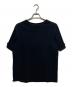 YOHJI YAMAMOTO (ヨウジヤマモト) ロゴ刺繍Tシャツ ブラック サイズ:2：8000円