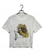 GROUND Yグラウンドワイ）の古着「Flower Tee Shirts」｜ホワイト