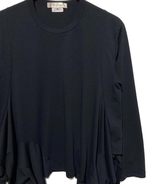 COMME des GARCONS（コムデギャルソン）COMME des GARCONS (コムデギャルソン) 裾フリルカットソー ブラック サイズ:Ｍの古着・服飾アイテム