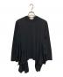 COMME des GARCONS（コムデギャルソン）の古着「裾フリルカットソー」｜ブラック