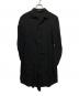 Yohji Yamamoto collections（ヨウジヤマモトコレクションズ）の古着「CELLULOSE POPLIN ROUNDED HEM SHIRT DRESS」｜ブラック