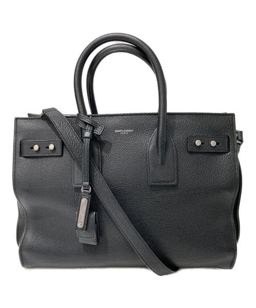 Saint Laurent Paris（サンローランパリ）Saint Laurent Paris (サンローランパリ) サックドジュール スープル 2WAYバッグ ブラックの古着・服飾アイテム