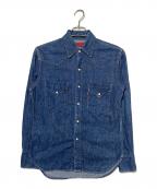 LEVI'Sリーバイス）の古着「デニムウエスタンシャツ」｜インディゴ