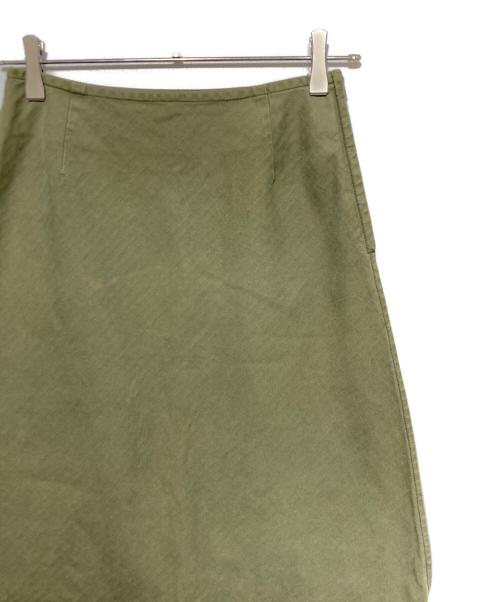 tricot COMME des GARCONS（トリココムデギャルソン）tricot COMME des GARCONS (トリココムデギャルソン) ミドル丈スカート オリーブ サイズ:Sの古着・服飾アイテム