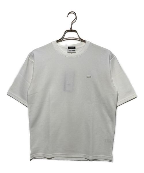 LACOSTE（ラコステ）LACOSTE (ラコステ) BEAUTY&YOUTH (ビューティーアンドユース) 別注 1トーン ショートスリーブ Tシャツ ホワイト サイズ:2の古着・服飾アイテム