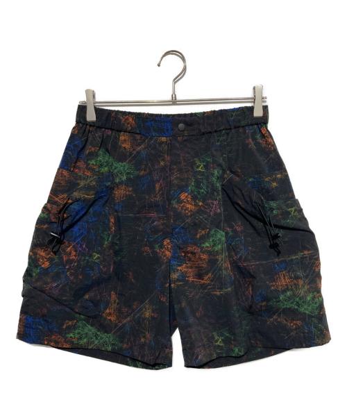 HERALBONY（ヘラルボニー）HERALBONY (ヘラルボニー) エアフローショートパンツ「ギザギザ」 ネイビー サイズ:Mの古着・服飾アイテム