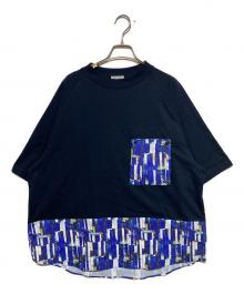 HERALBONY（ヘラルボニー）の古着「パネルポケットT「海」」｜ネイビー