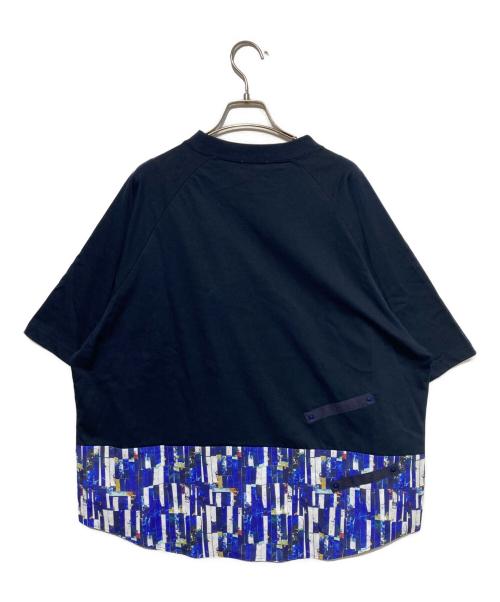 HERALBONY（ヘラルボニー）HERALBONY (ヘラルボニー) パネルポケットT「海」 ネイビー サイズ:Freeの古着・服飾アイテム