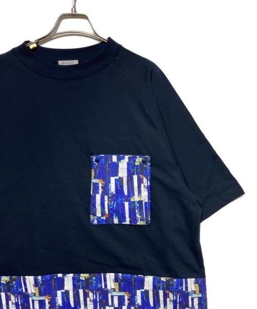 HERALBONY（ヘラルボニー）HERALBONY (ヘラルボニー) パネルポケットT「海」 ネイビー サイズ:Freeの古着・服飾アイテム