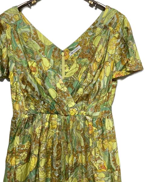 HERALBONY（ヘラルボニー）HERALBONY (ヘラルボニー) カシュクールワンピース「ミモザ」 イエロー サイズ:Freeの古着・服飾アイテム