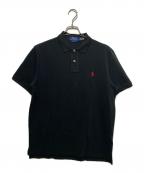 POLO RALPH LAURENポロ・ラルフローレン）の古着「ワンポイントポロシャツ」｜ブラック