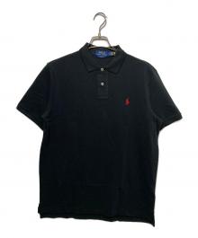 POLO RALPH LAUREN（ポロ・ラルフローレン）の古着「ワンポイントポロシャツ」｜ブラック