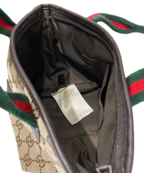 GUCCI（グッチ）GUCCI (グッチ) シェリーライン ミニハンドバッグ ベージュの古着・服飾アイテム