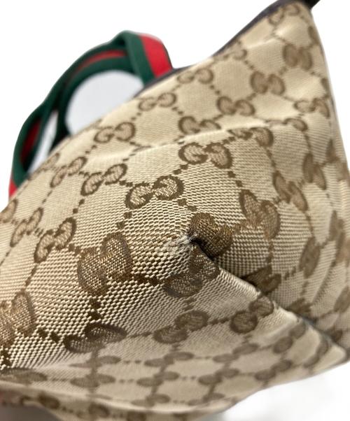 GUCCI（グッチ）GUCCI (グッチ) シェリーライン ミニハンドバッグ ベージュの古着・服飾アイテム
