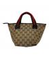 GUCCI (グッチ) シェリーライン ミニハンドバッグ ベージュ：20000円