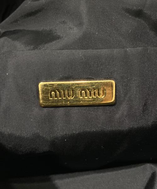 MIU MIU（ミュウミュウ）MIU MIU (ミュウミュウ) ミニハンドバッグ ブラックの古着・服飾アイテム