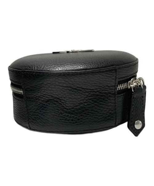 Vivienne Westwood（ヴィヴィアンウエストウッド）Vivienne Westwood (ヴィヴィアンウエストウッド) 円形レザーショルダーバッグ ブラックの古着・服飾アイテム
