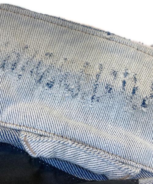 G-STAR RAW（ジースターロゥ）G-STAR RAW (ジースターロゥ) ダメージ加工デニムジャケット インディゴ サイズ:Mの古着・服飾アイテム
