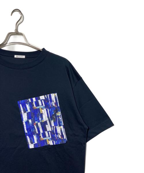 HERALBONY（ヘラルボニー）HERALBONY (ヘラルボニー) ポケットプリントT「海」 ネイビー サイズ:Freeの古着・服飾アイテム