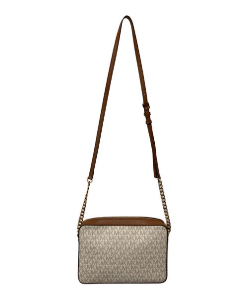 MICHAEL KORS（マイケルコース）MICHAEL KORS (マイケルコース) ショルダーバッグ ベージュ×ブラウンの古着・服飾アイテム