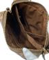 中古・古着 COACH (コーチ) シグネチャーショルダーバッグ ベージュ×ブラウン：8000円
