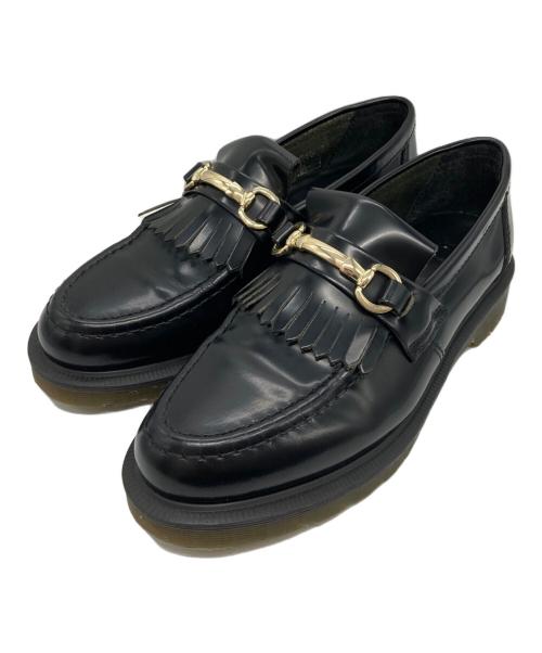 Dr.Martens（ドクターマーチン）Dr.Martens (ドクターマーチン) ADRIAN SNAFFLE タッセルローファー ブラック サイズ:UK6の古着・服飾アイテム