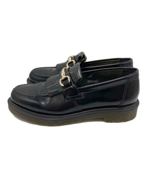 Dr.Martens（ドクターマーチン）Dr.Martens (ドクターマーチン) ADRIAN SNAFFLE タッセルローファー ブラック サイズ:UK6の古着・服飾アイテム