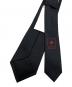 中古・古着 GUCCI (グッチ) インターロッキングG シルクネクタイ ブラック サイズ:不明：12000円