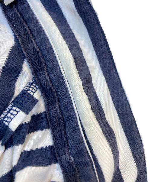 MONCLER（モンクレール）MONCLER (モンクレール) ボーダーポロシャツ ネイビー サイズ:Sの古着・服飾アイテム