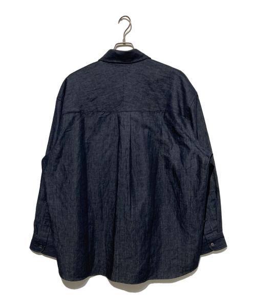 STUDIO NICHOLSON（スタジオ ニコルソン）STUDIO NICHOLSON (スタジオ ニコルソン) OLI SHIRT インディゴ サイズ:L 未使用品の古着・服飾アイテム