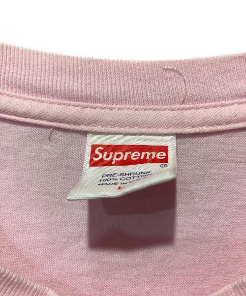 SUPREME（シュプリーム）Supreme (シュプリーム) Nuova York Teeヌオーヴァ ヨーク ティー ピンク サイズ:Lの古着・服飾アイテム