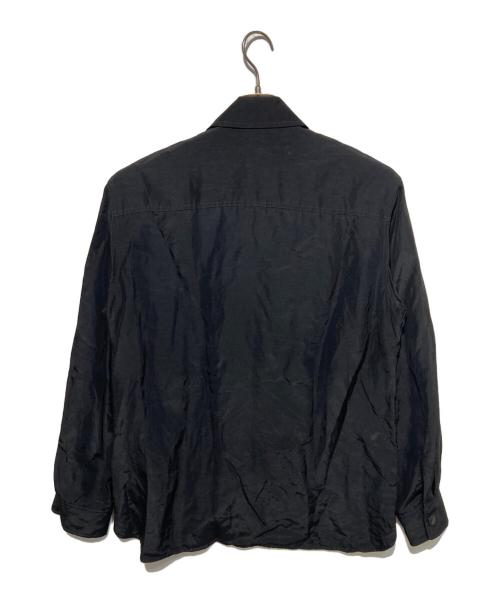GIORGIO ARMANI（ジョルジオアルマーニ）GIORGIO ARMANI (ジョルジオアルマーニ) ジップアップブルゾン ブラック サイズ:44の古着・服飾アイテム