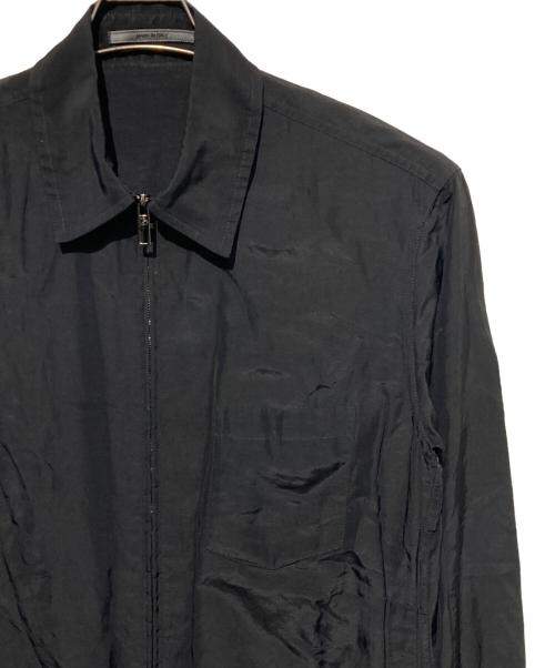 GIORGIO ARMANI（ジョルジオアルマーニ）GIORGIO ARMANI (ジョルジオアルマーニ) ジップアップブルゾン ブラック サイズ:44の古着・服飾アイテム
