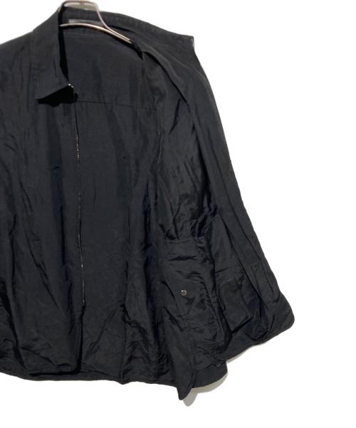 GIORGIO ARMANI（ジョルジオアルマーニ）GIORGIO ARMANI (ジョルジオアルマーニ) ジップアップブルゾン ブラック サイズ:44の古着・服飾アイテム