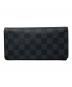 LOUIS VUITTON（ルイ ヴィトン）の古着「ポルトフォイユ・ブラザ」｜ブラック