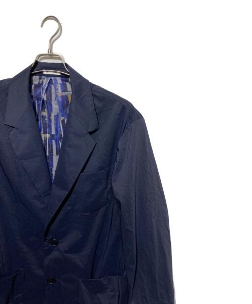 HERALBONY（ヘラルボニー）HERALBONY (ヘラルボニー) クールメッシュジャケット「海」 ネイビー サイズ:Lの古着・服飾アイテム