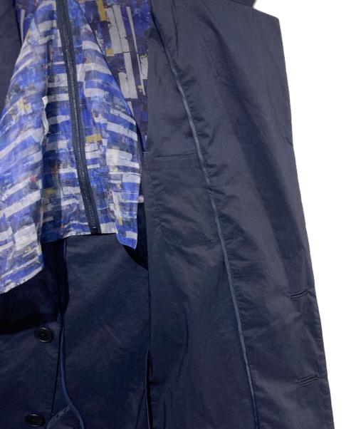 HERALBONY（ヘラルボニー）HERALBONY (ヘラルボニー) クールメッシュジャケット「海」 ネイビー サイズ:Lの古着・服飾アイテム