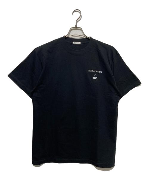 HERALBONY（ヘラルボニー）HERALBONY (ヘラルボニー) 限定Tシャツ「（無題）（角）」 ブラック サイズ:Lの古着・服飾アイテム