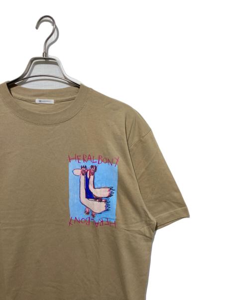 HERALBONY（ヘラルボニー）HERALBONY (ヘラルボニー) Art T「タイトル不明」 ベージュ サイズ:XLの古着・服飾アイテム