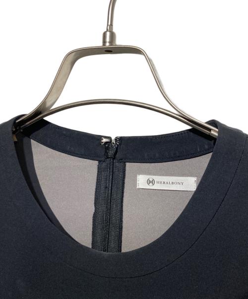 HERALBONY（ヘラルボニー）HERALBONY (ヘラルボニー) フラワーTシャツワンピース「無題」 ブラック サイズ:Fの古着・服飾アイテム