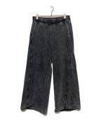 MAISON SPECIALメゾンスペシャル）の古着「Prime-Wide Fade Sweatpants」｜ブラック