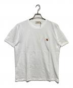 maison kitsuneメゾンキツネ）の古着「FOX HEAD PATCH CLASSIC TEE」｜ホワイト