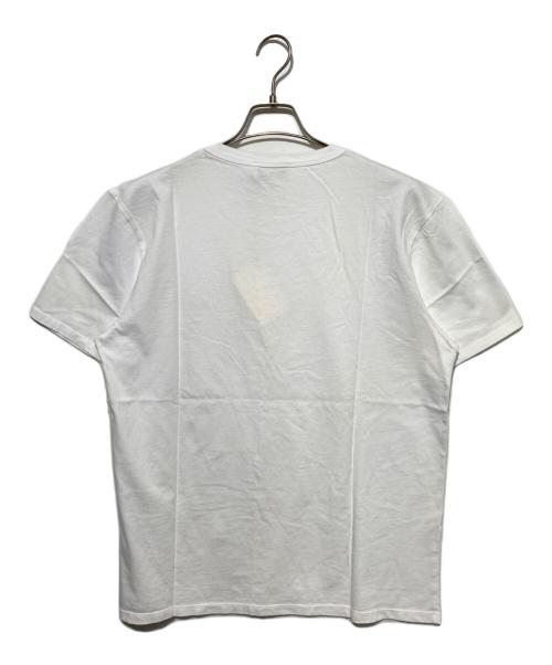 maison kitsune（メゾンキツネ）maison kitsune (メゾンキツネ) FOX HEAD PATCH CLASSIC TEE ホワイト サイズ:XLの古着・服飾アイテム