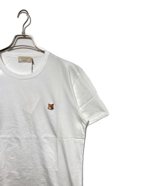 maison kitsune（メゾンキツネ）maison kitsune (メゾンキツネ) FOX HEAD PATCH CLASSIC TEE ホワイト サイズ:XLの古着・服飾アイテム
